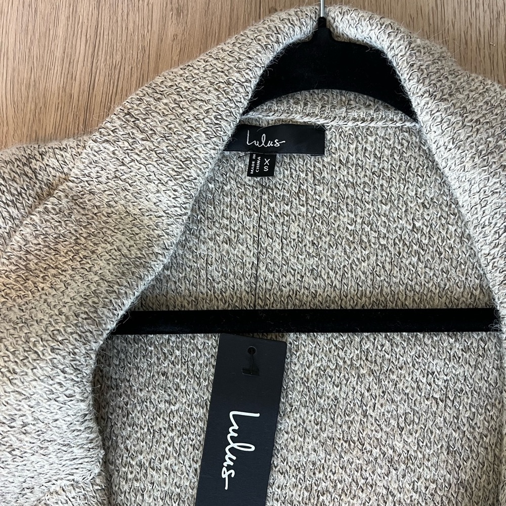Brand New - Lulus Long Coatigan - Picture 3 of 5